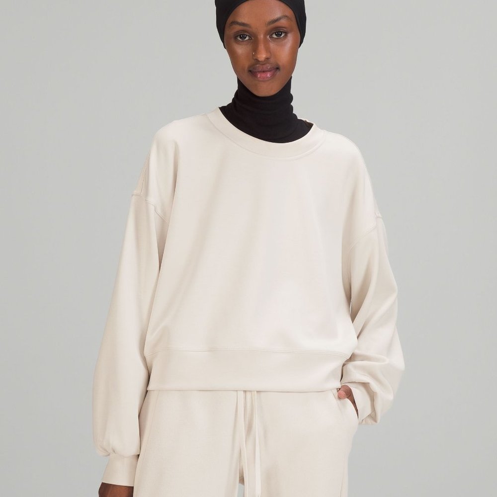 Lululemon Softstreme Perfectly Oversized Cropped Crew